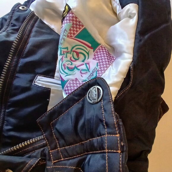 Spyder Women's Black Nylon Biker Vest GUC Size XL - Picture 6 of 10